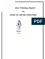 Project Report On Capital Structure