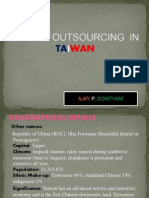 Global Outsourcing in Taiwan