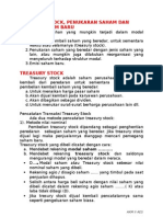 11treasury Stock Penukaran Saham Dan Emisi Saham Baru