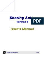 Manual Shoring Program