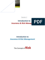 Insurance & Risk Management: Introduction To