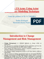 Modeling US Army Using Actor Dependency Modeling Technique