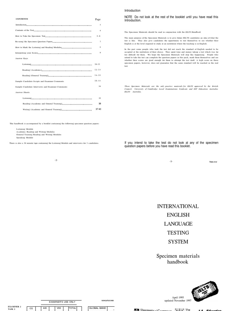 Specimen Materials Handbook PDF
