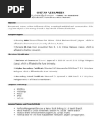 Download New Resume Format for MBA Student By Chetan Vibhandik by vk_chetan SN13570336 doc pdf