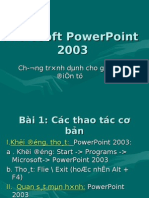Bai Giang Power Point of CAO MINH DUC
