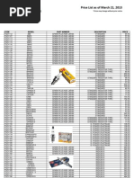 Full Price List