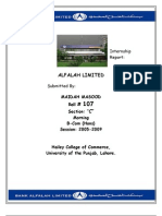 25258216 Internship Report on Bank Alfalah