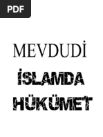 İslam'da Hükümet Mevdudi̇