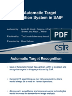 The Automatic Target Recognition in SAIP