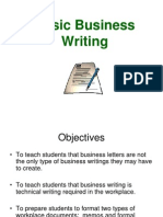 Basic Business Writing