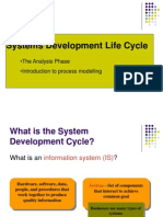 Systems Development Life Cycle: - The Analysis Phase - Introduction To Process Modelling