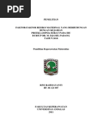 Download Faktor-faktor Resiko Maternal Yang Berhubungan Dengan Kejadian Preeklampsia Berat Pada Ibu Di Rsup Dr m Djamil Padang Tahun 2010 by Mawar Di SN135719827 doc pdf