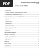 Download Securing Underwater wireless communication networks Report by vgbhat_02 SN135720152 doc pdf