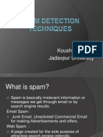 Spam Detection Technique