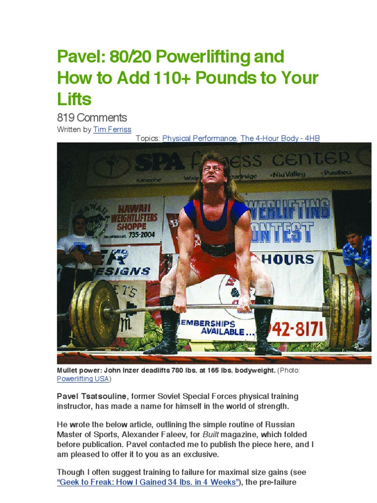 Pavel PDF Physical Exercise Strength Training