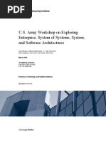 Download US Army Workshop on Exploring Enterprise System of Systems System and Software Architectures by Software Engineering Institute Publications SN13572583 doc pdf