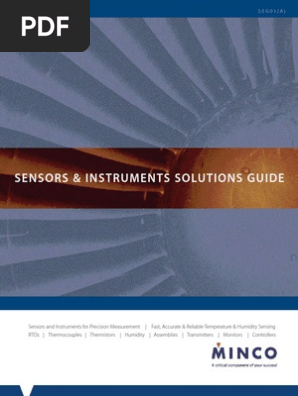 Minco Temperature Sensors | PDF | Thermocouple | Electrical Resistance And  Conductance