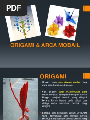 Origami Arca Mobail Pdf