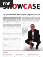 SH W SE: OCA's New Chief Executive Springs Into Action