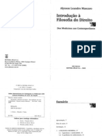 Alysson Leandro Mascaro - Introdução À Filosofia Do Direito - Dos Modernos Aos Contemporâneos (2002)