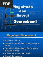 Rumus Magnitudo Gempa Bumi | PDF
