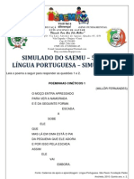 Simulado - 5º Ano - Língua Portuguesa - Simulação 3 - Gabaritado