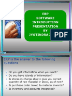 ERP Software Presentation BY Jyotindra Zaveri
