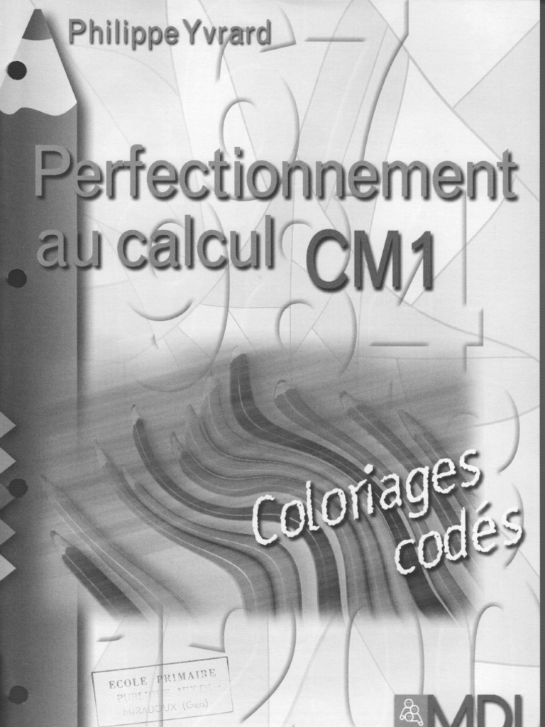 Mdi Perfectionnement Au Calcul Cm1