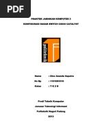 Download Konfigurasi Dasar Switch Cisco Catalyst by Dino Ananda Saputra SN135757385 doc pdf