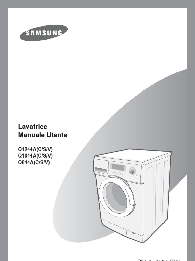 Manuale Istruzioni Lavatrice Samsung Q844A.pdf