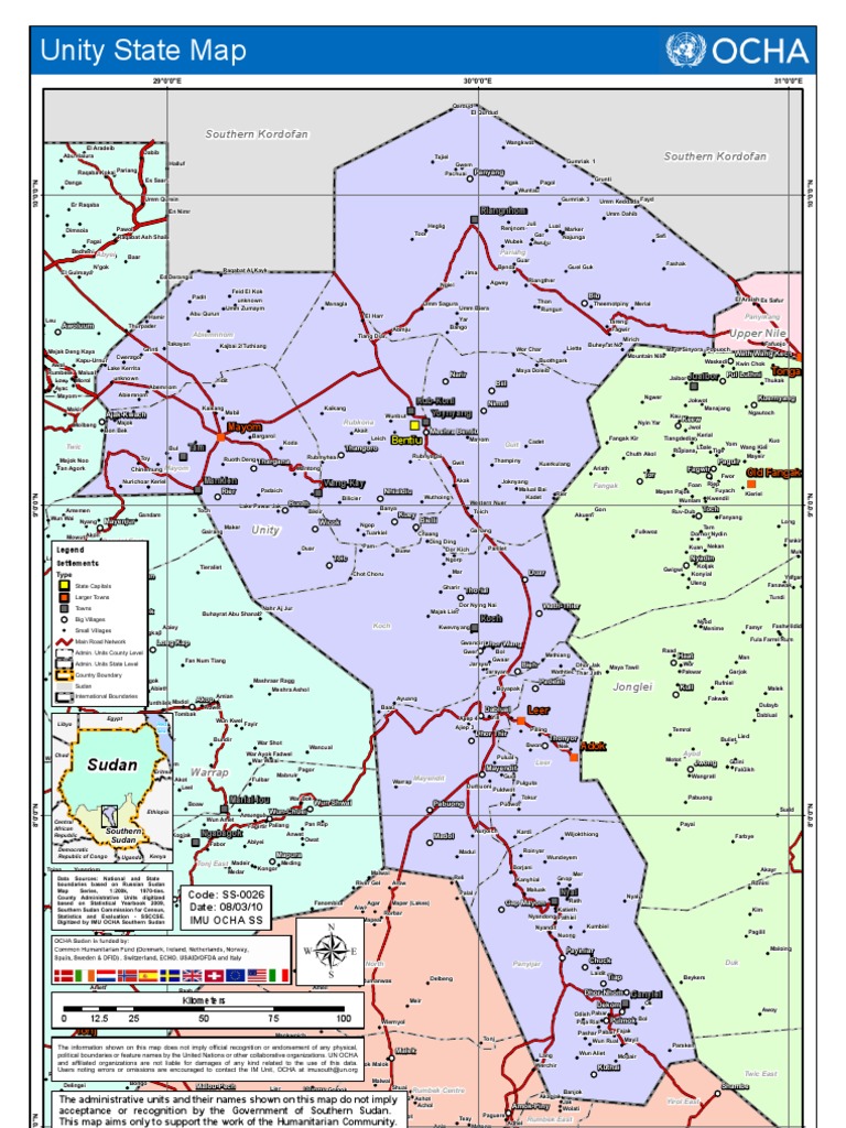 Unity State Administrative Map | PDF | Business
