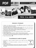 Vestibular 18012011 Prova Reduzida