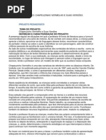 PROJETO PEDAGÓGICO chpeuzinho vermelho