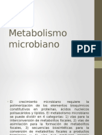 Metabolismo Microbiano