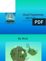 Visual Programming With Kodu: By: Salma Valladares
