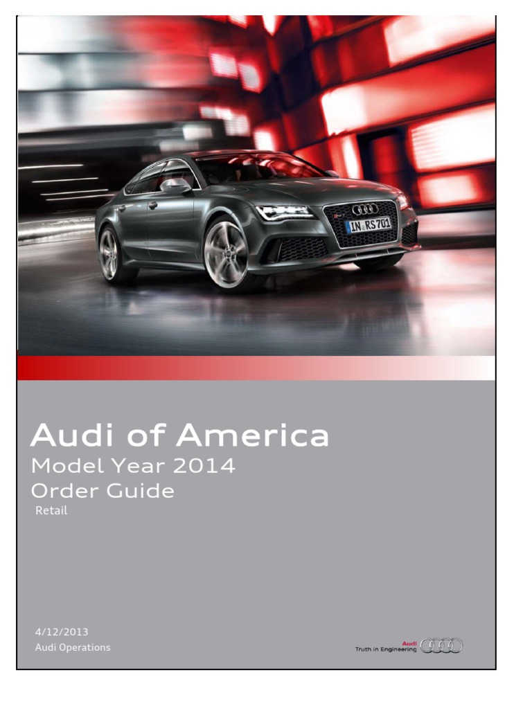 Audi usa official site