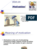 Presentation On Motivation