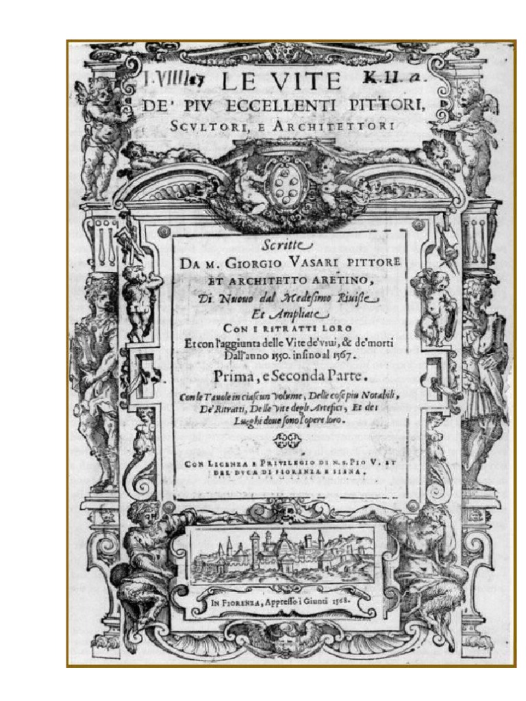 Vasari the Lives of the Most Eminent Painters