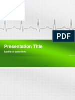Presentation Title: Subtitle or Patient Info