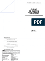 44027906 Carvalho Paulo de Barros Curso de Direito Tributario