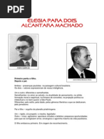 Elegia a dois Alcantara Machado