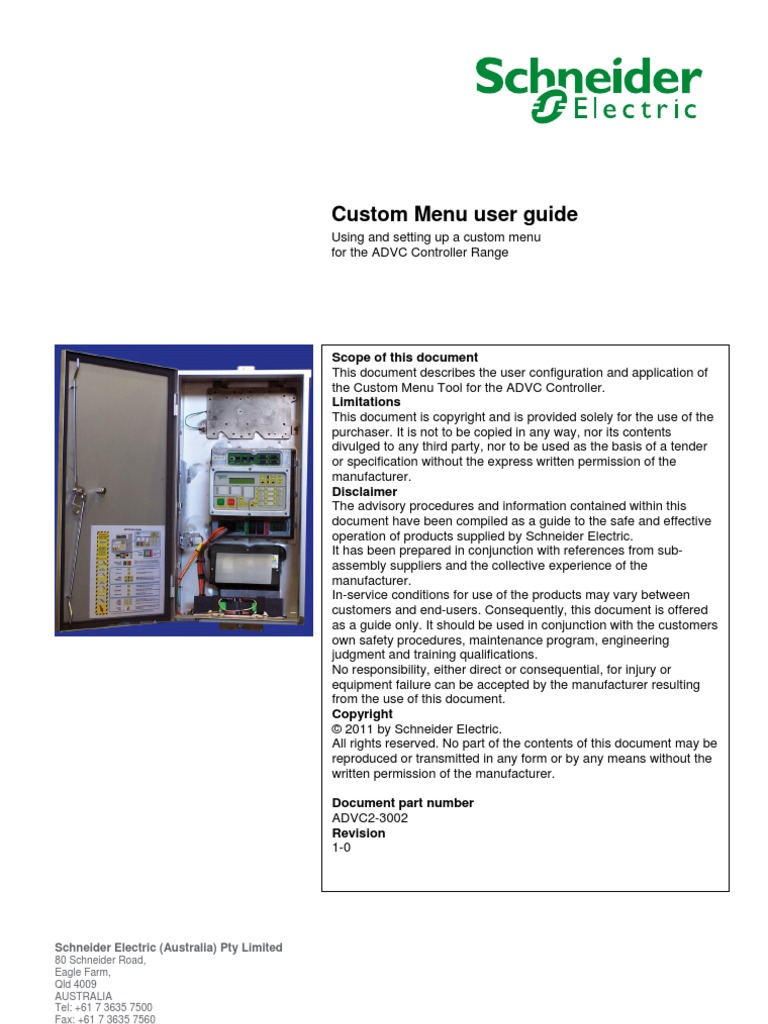 Advc2 3002rev1 0 | PDF | Menu (Computing) | Interface (Computing)