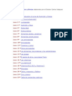 Curso de Nutrición y Dietas elaborado por el Doctor Carlos Vazquez