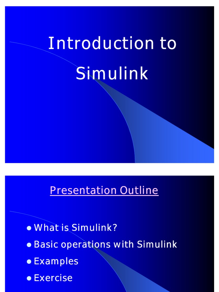 Simulink Tutorial | PDF | Matlab | Computer Simulation