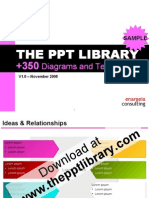 The PPT Library - More than 350 diagrams and templates