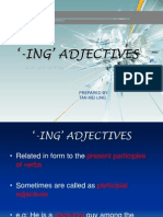 Ing' Adjectives