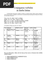 Conjugarea Verbului in Limba Latina (PDF)