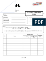 Visitor:: Factory Ordering Form