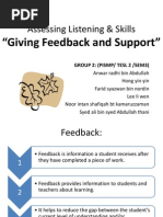 Download Assessing Listening  Speaking SkillsGiving Feedback and Support by Omy  SN135816908 doc pdf