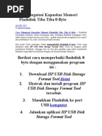 Download Cara Mengatasi Kapasitas Momori Flashdisk Tiba Tiba 0 Byte by Ary Permana SN135825582 doc pdf